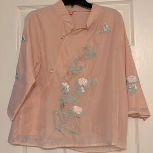 Ladies pink blouse